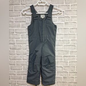 Children’s place size 3T, gray snow pants,  Overalls, Velcro adjustable